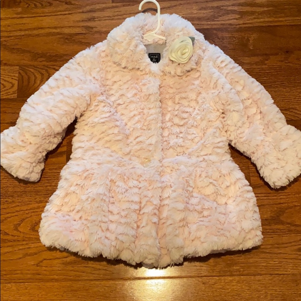Mack & Co toddler fur coat